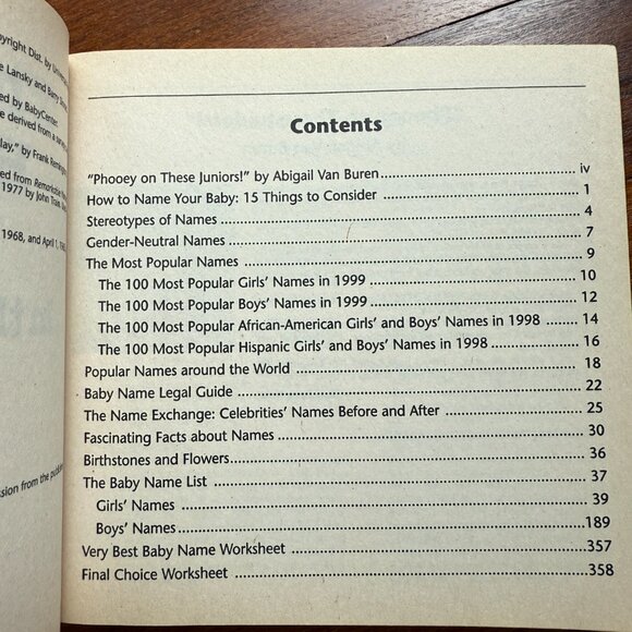 The Very Best Baby Name Book in the Whole World by Bruce Lansky - Picture 3 of 6